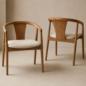 Modern Wooden Accent Chair